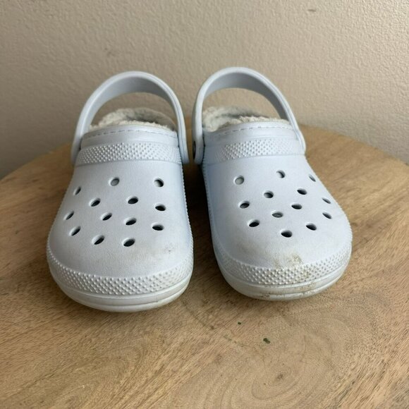 Crocs Classic Lined Clog Light Baby blue Womens‎ Size 6 Mens size 4 - Picture 2 of 8